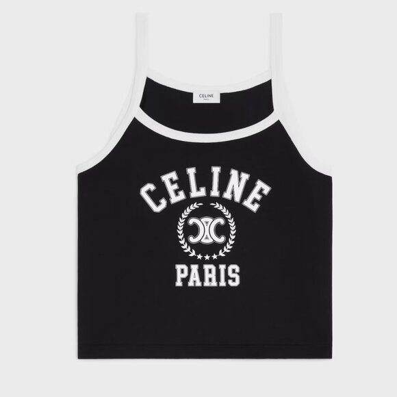 Celine Tank Top in Cotton Jersey - Picture 1 of 8